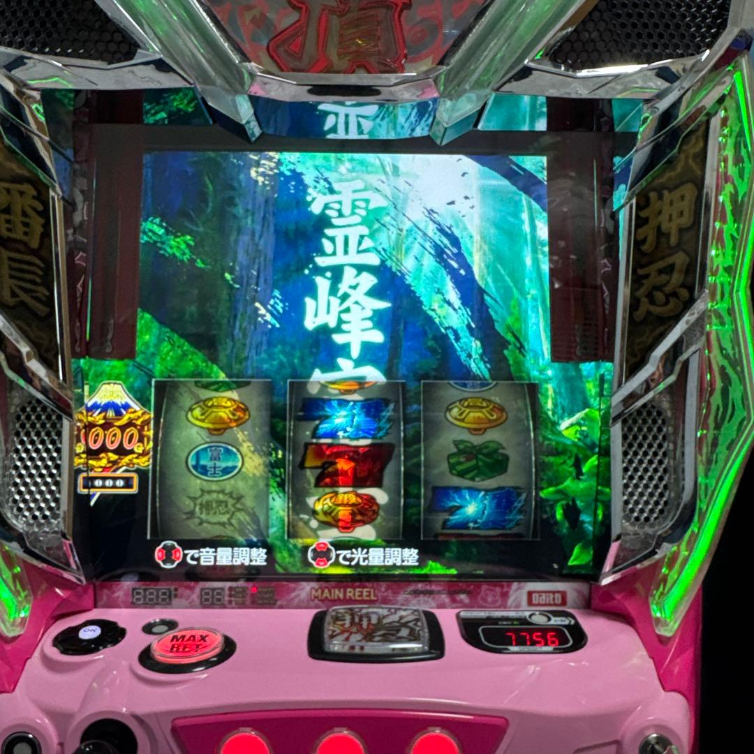 操パネル】押忍！番長4 パチスロ実機 家庭用電源対応 動作確認済み