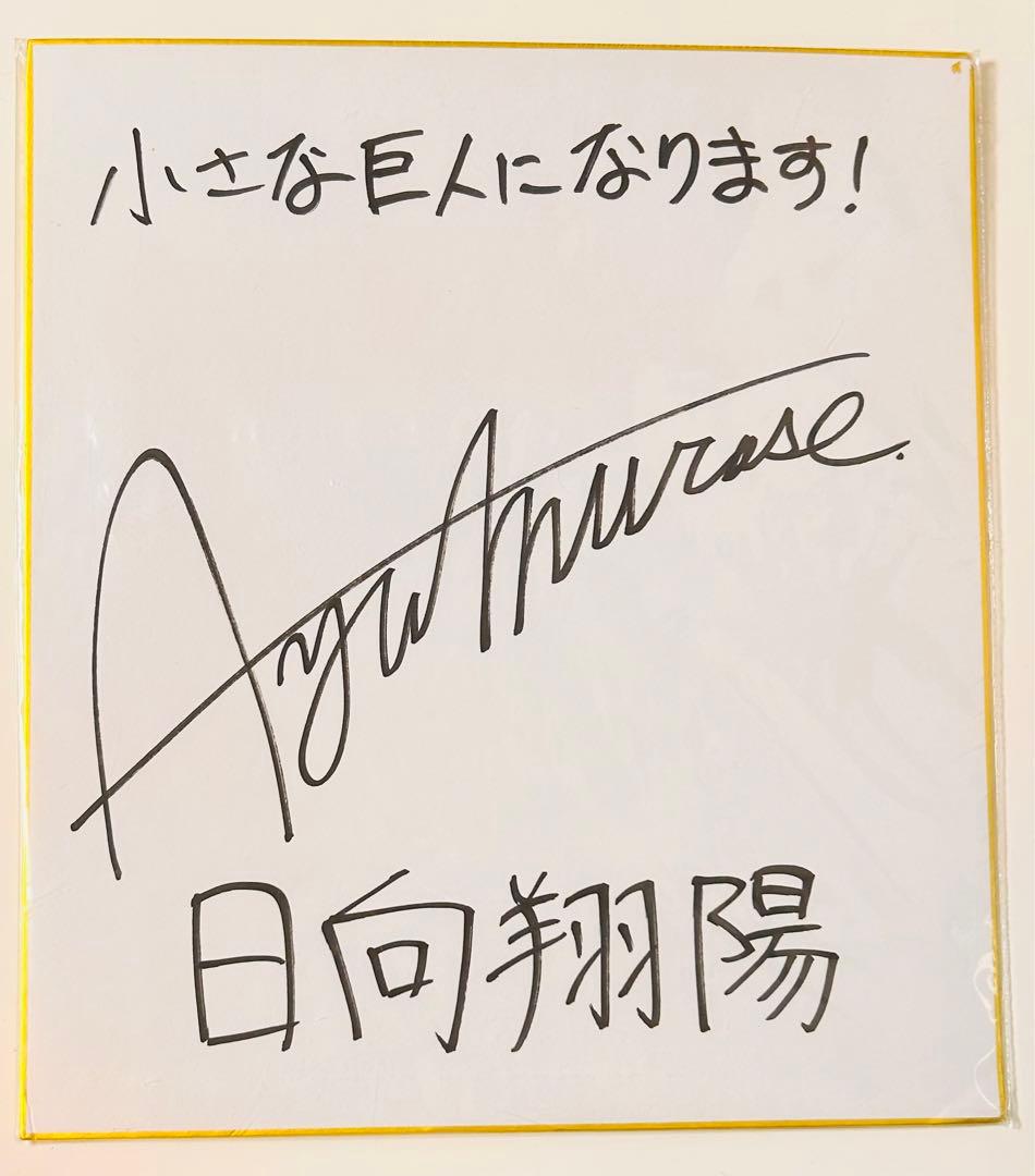 Poth-Gold様専用 村瀬歩 サイン 色紙 声優 ハイキュー 日向翔陽 - メルカリ