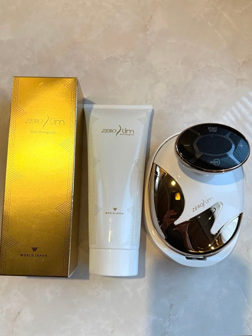 ゼロスリムホームケア痩身機器※専用ボディジェル未開封品1本＋残量半分１本付 ZEROSLIM【ゼロスリム】 | ホームエステ機器はワールドジャパン
