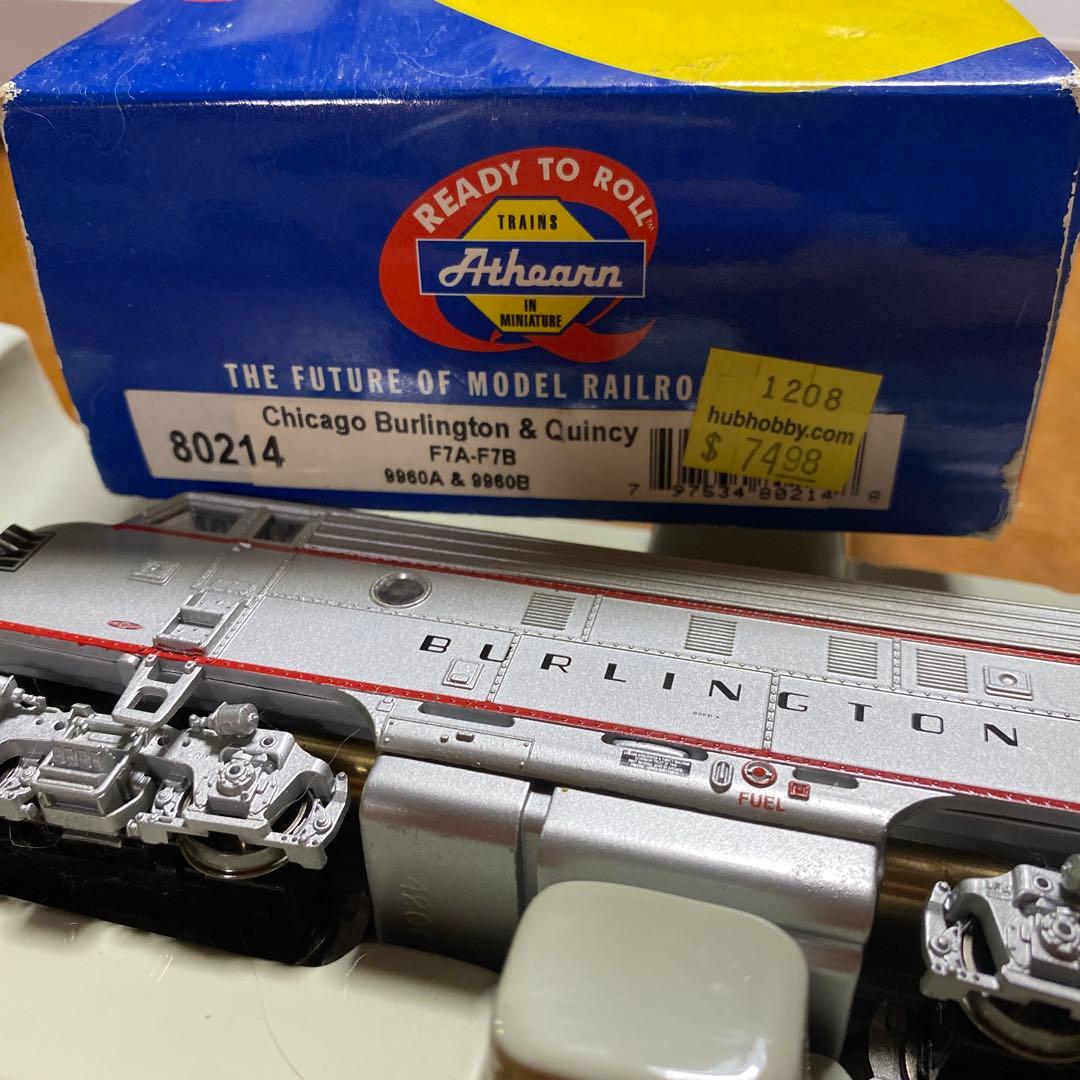 Athearn 鉄道模型 CHICAGO burlington f7a-f7b