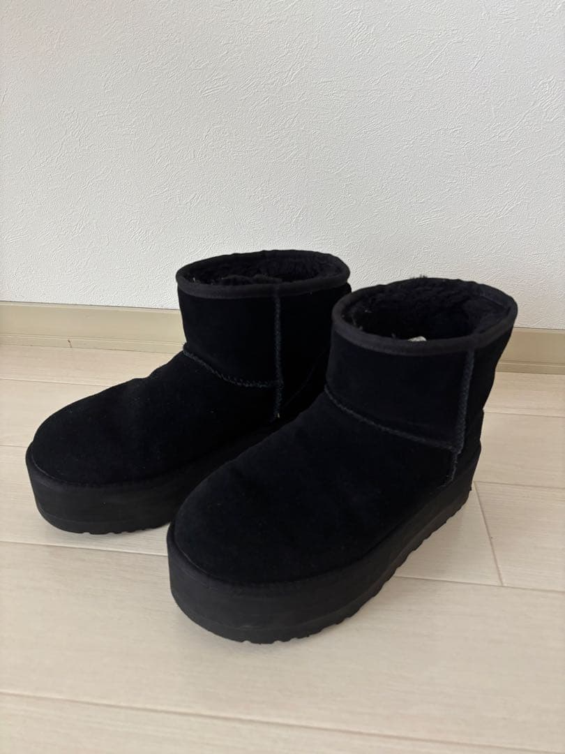 UGG 厚底ムートンブーツ 25cm UGG（アグ） ムートン ブーツ レディース 厚底 UGG 1135092 CLASSIC