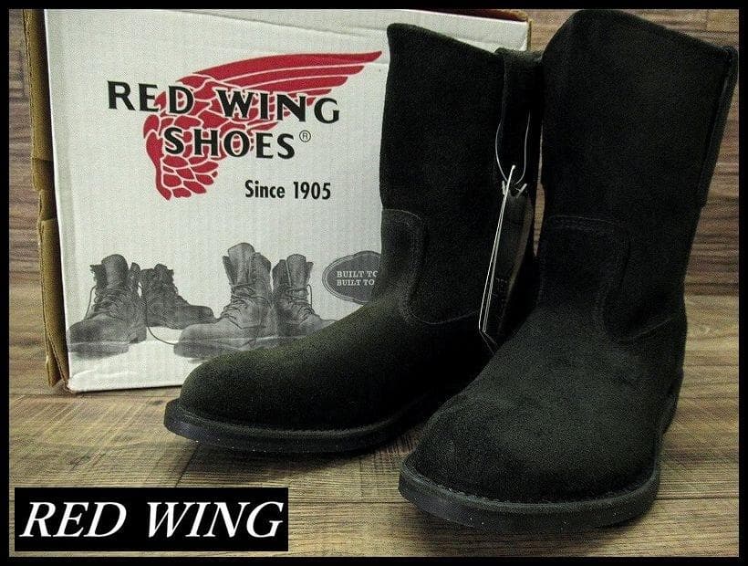 デッド ビームス 別注 レッドウィング スエード ペコス ブーツ 25.0 ①