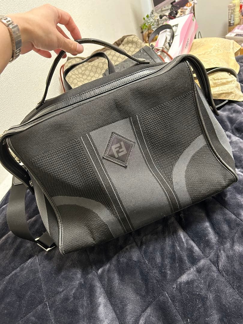 FENDI テクニカルニットバッグ FENDI（フェンディ） Tote Bag トートバッグ ハンドバッグ ニット