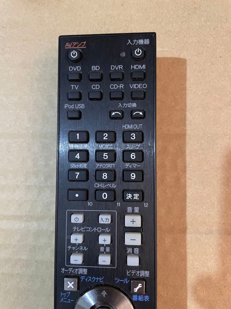 PIONEER パイオニア AVアンプ用リモコン AXD7548 - メルカリ