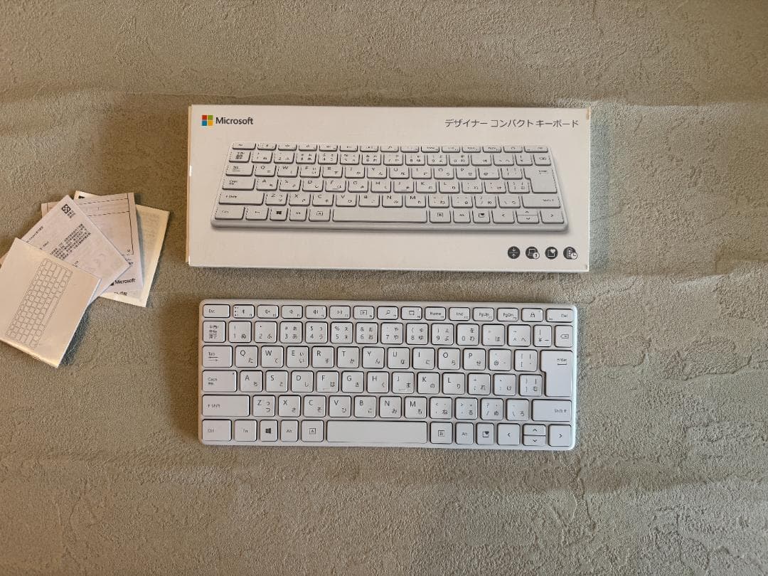 Microsoft デザイナーコンパクトキーボード グレイシア【美品・動作