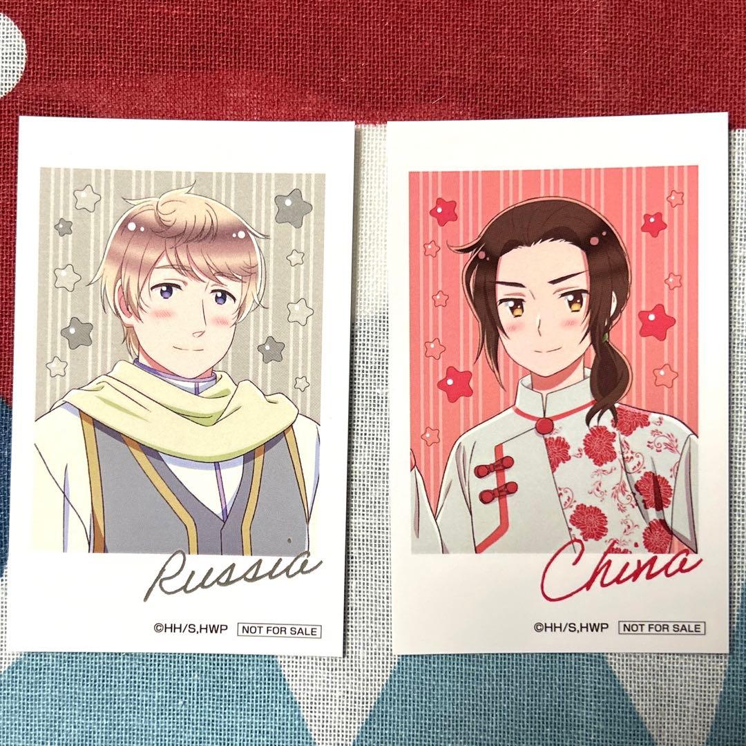 ヘタリアWorld☆Stars スイーツパレード 購入特典カード コンプセット