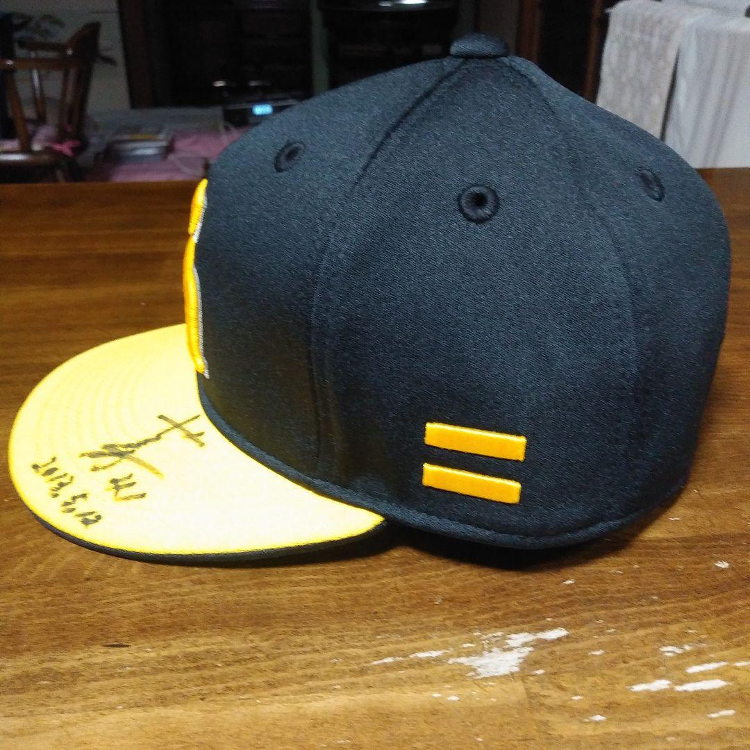 千賀滉大直筆サイン入り プロ初勝利記念プロコレキャップ ミズノ59cm