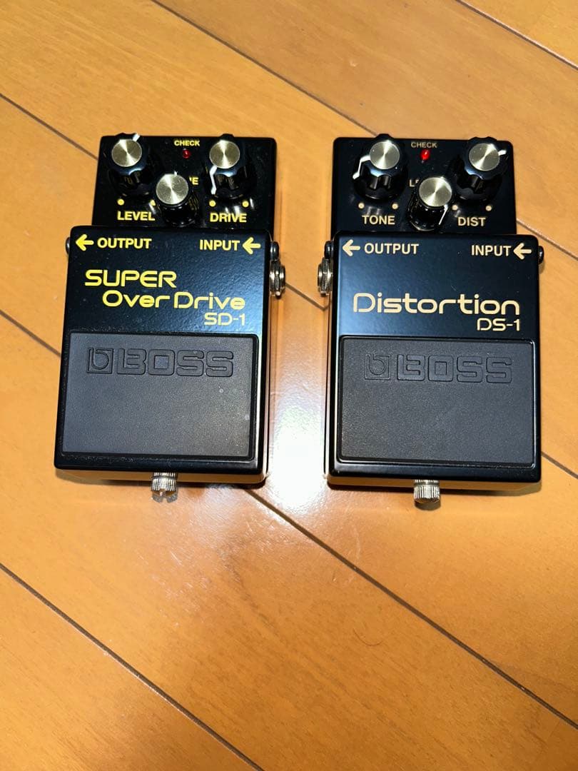 BOSS SD-1 & DS-1 ギターエフェクターセット BOSS ボス SD-1 Super Over Drive + DS-1 Distortion エフェクター