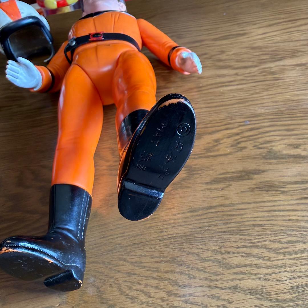 当時物】 ジャンボマット隊員 MAT隊員 ブルマァク 円谷プロ 37cm