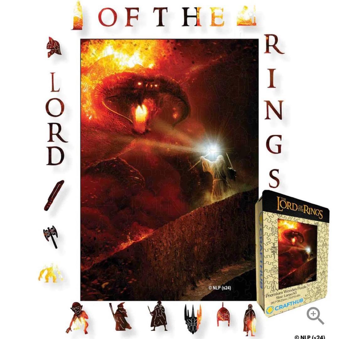 【ロード・オブ・ザ・リング】ガンダルフ vs バルログ ジグソーパズル ロード・オブ・ザ・リング』より、ガンダルフVSバルログが精密造形で