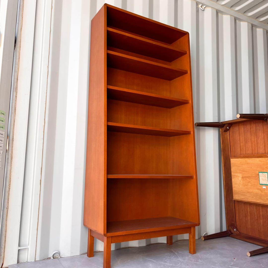 取付無料！イデー アントン ブックシェルフ 北欧風天然木本棚 飾り棚