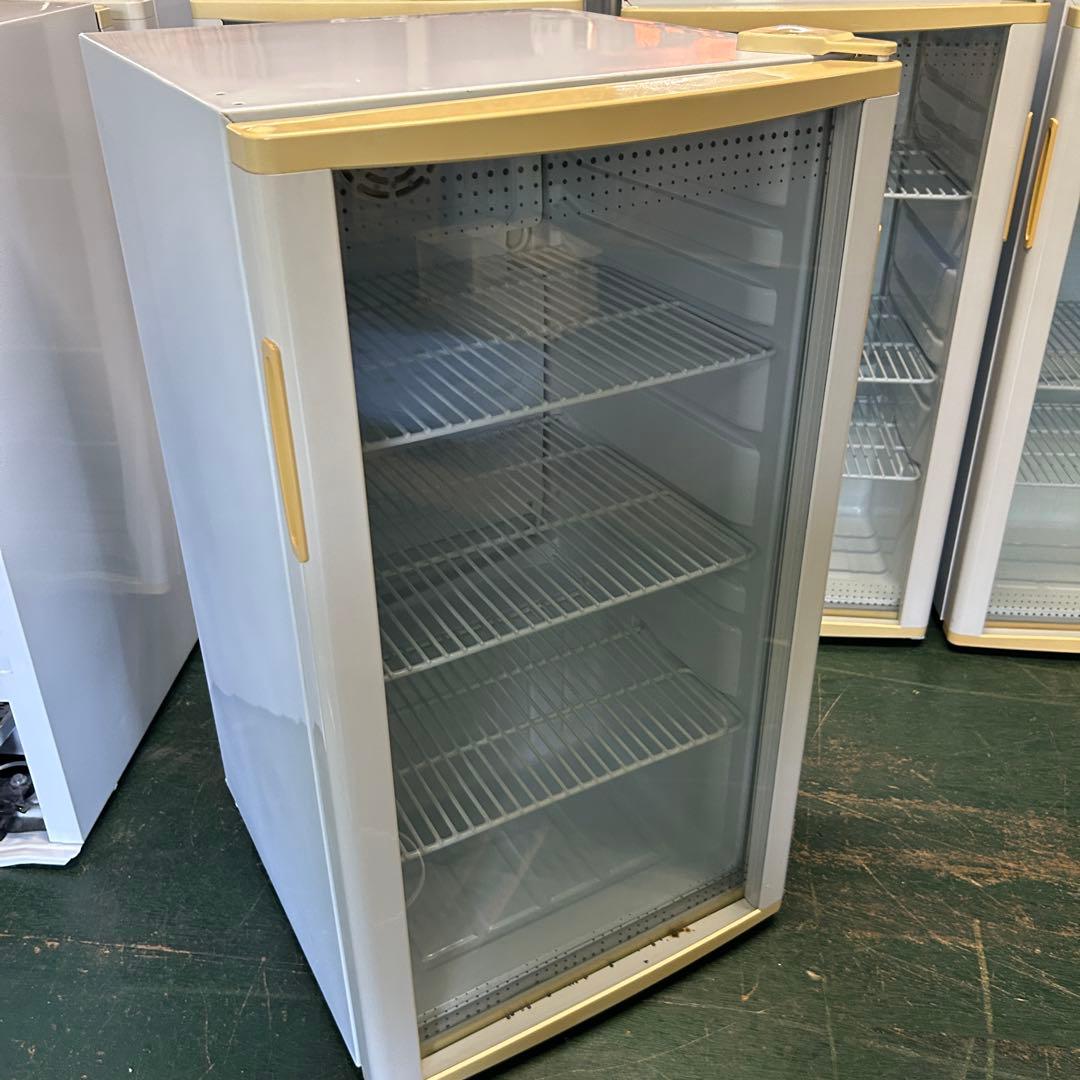 111 業務用 冷蔵ショーケース オフィスコンビニ XW-105 左右開き 小型