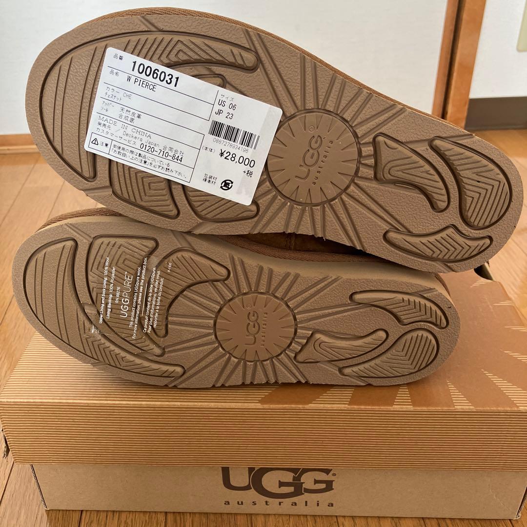 新品未使用！UGG W PIERCEムートンブーツ 23cmベージュ - メルカリ