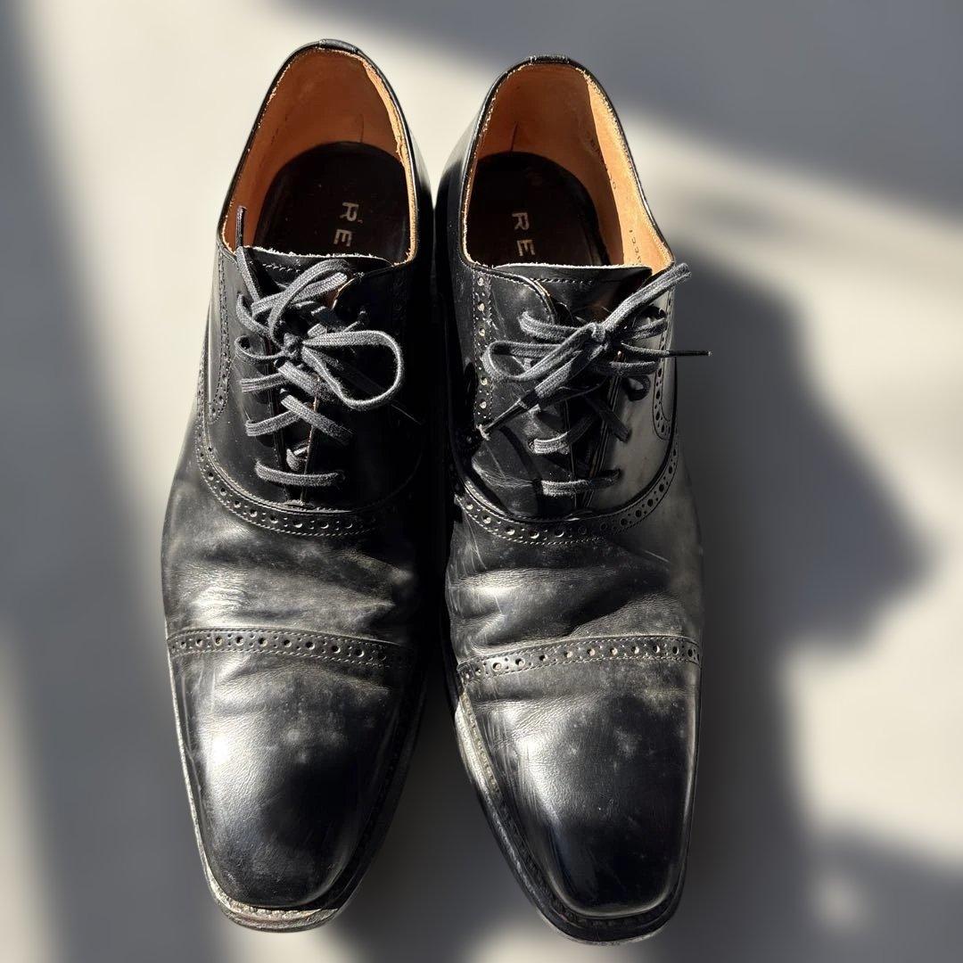 REGAL 黒 ドレスシューズ レザー 27センチ - メルカリ