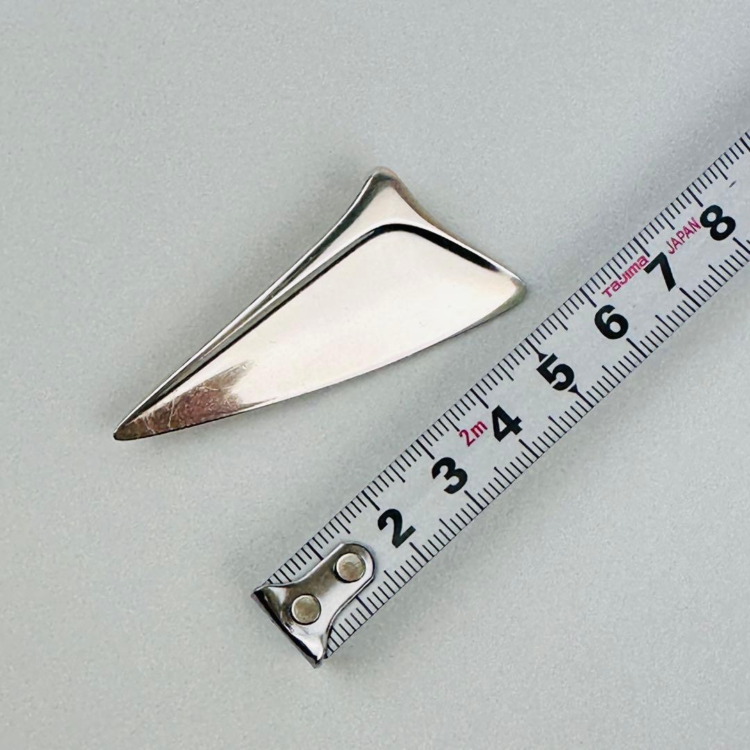 クリーニング済】ジョージジェンセン シルバー925 三角形 ブローチ