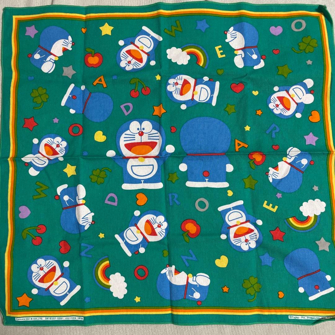 ドラえもん ハンカチ バンダナ 平成レトロ - メルカリ