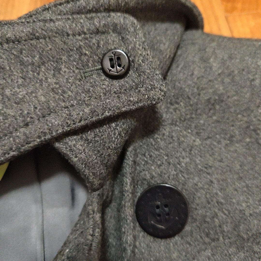試着のみ POLO RALPH LAUREN グレー ピーコート Pコート - メルカリ