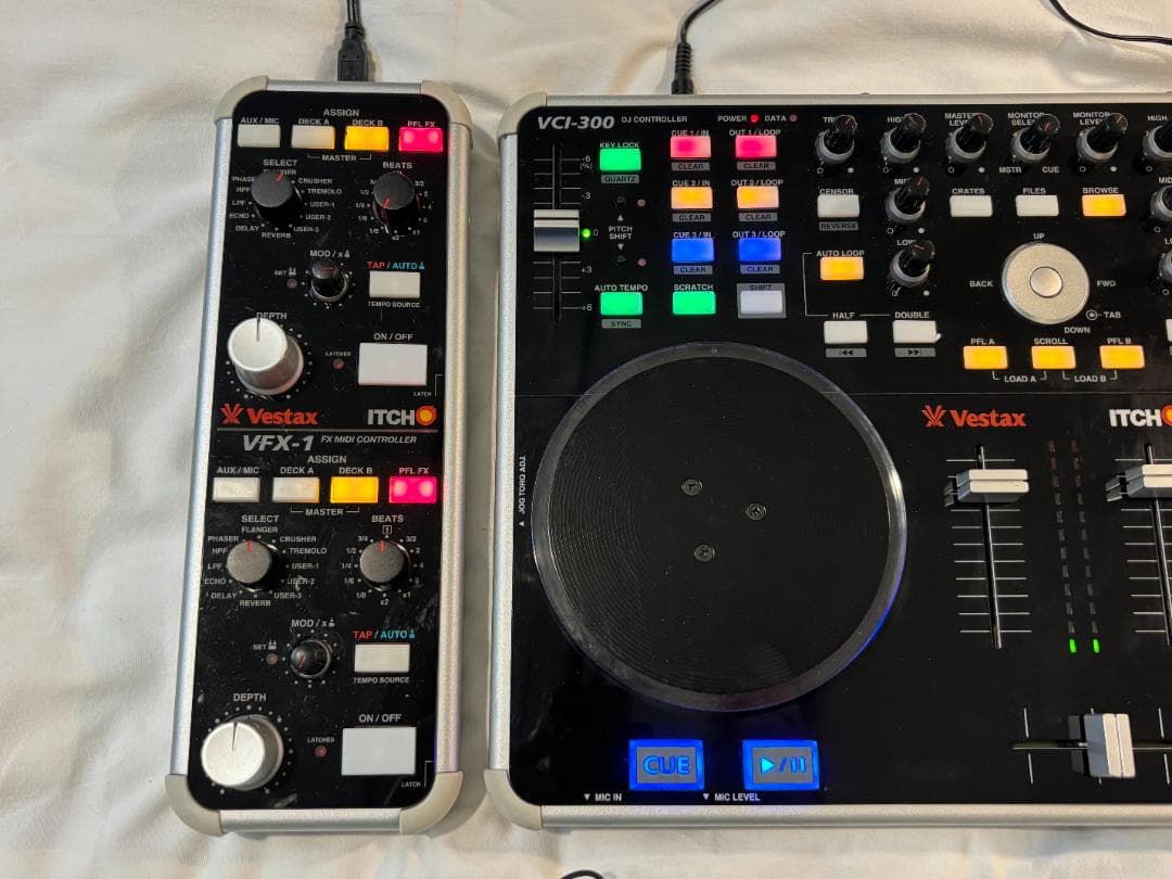 動作確認済】Vestax VCI-300 + VFX-1 【動作確認済】Vestax VFX-1