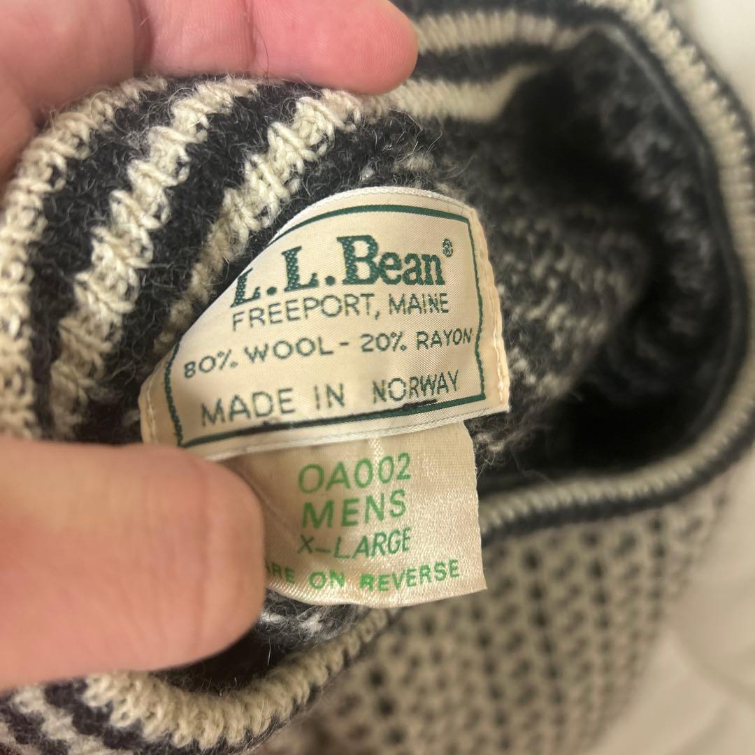 L.L.Bean ノルウェー製 ノルディックニット