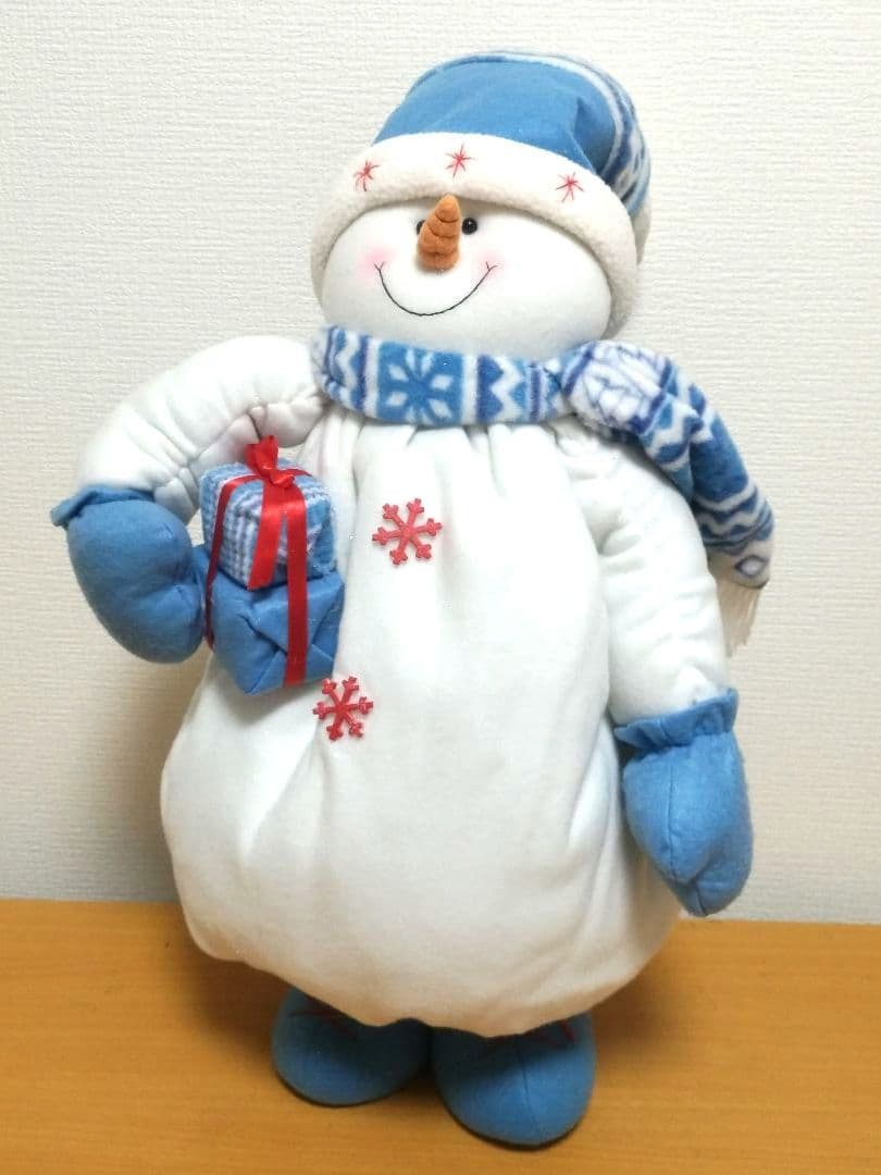 スノーマン SnowMan ぬいぐるみ 特大 BIG 雪だるま クリスマス - メルカリ