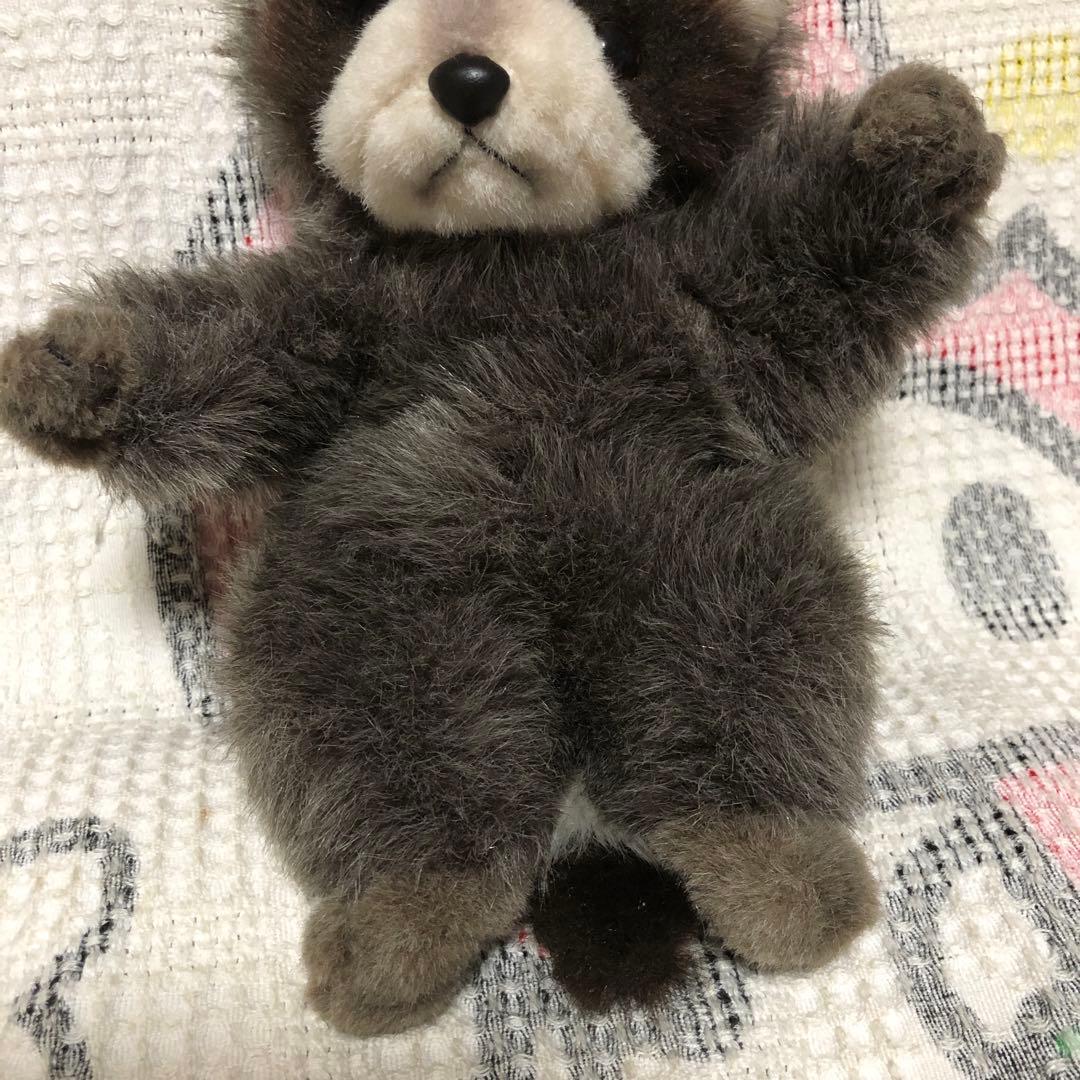 昭和レトロ ヴィンテージ オリエンタルトーイ アライグマ ぬいぐるみ