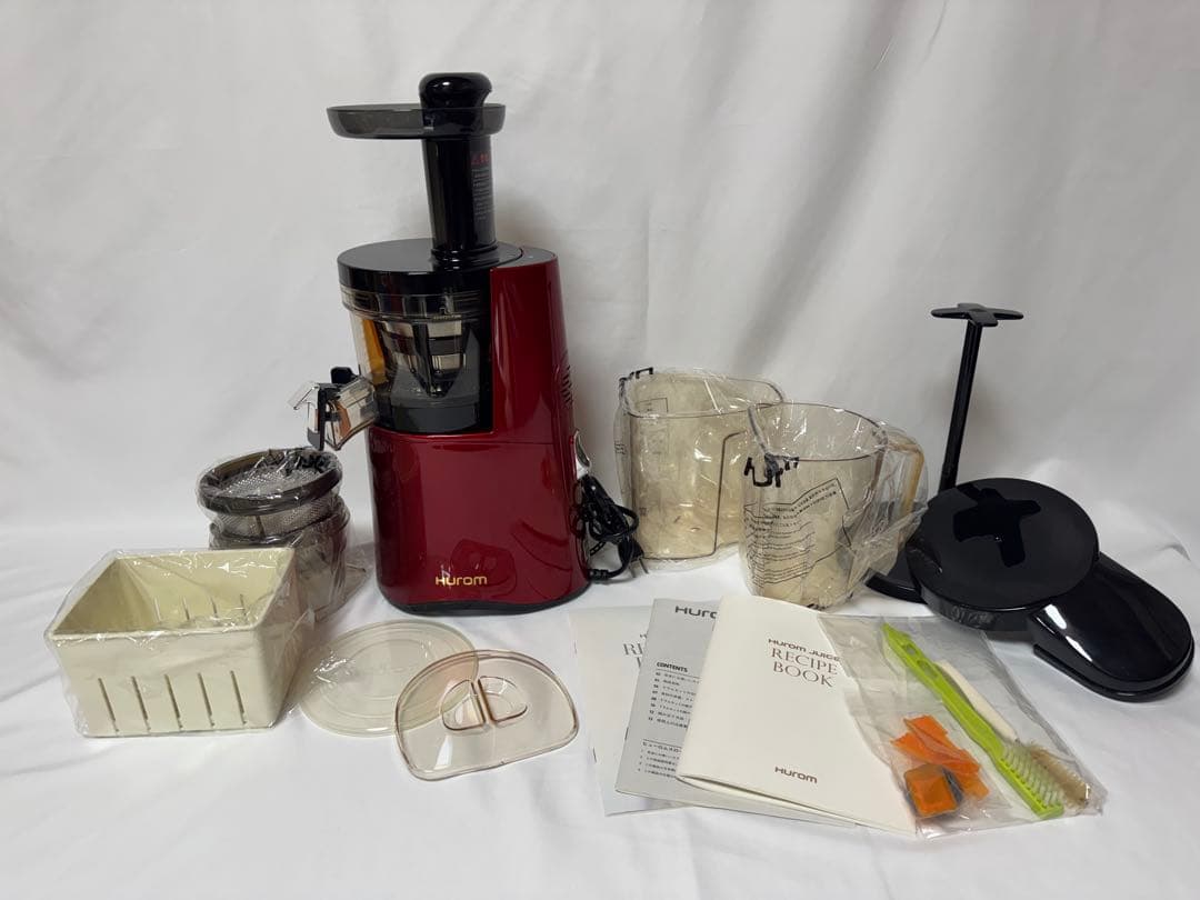 新品　Hurom ヒューロム　スロージューサー　H-AA-RBA17 H-AA-RBA17 スロージューサー フェラーリレッド ヒューロム｜HUROM