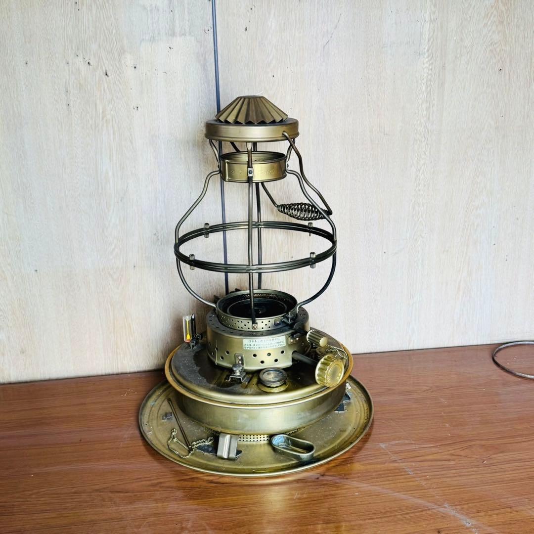 B2 激レア✨ニッセン 石油ストーブ レトロランタン風 FREESIA IS-3 復刻版 ゴールドフレーム IS-3-NEのご案内 -ニッセン ゴールドフレーム