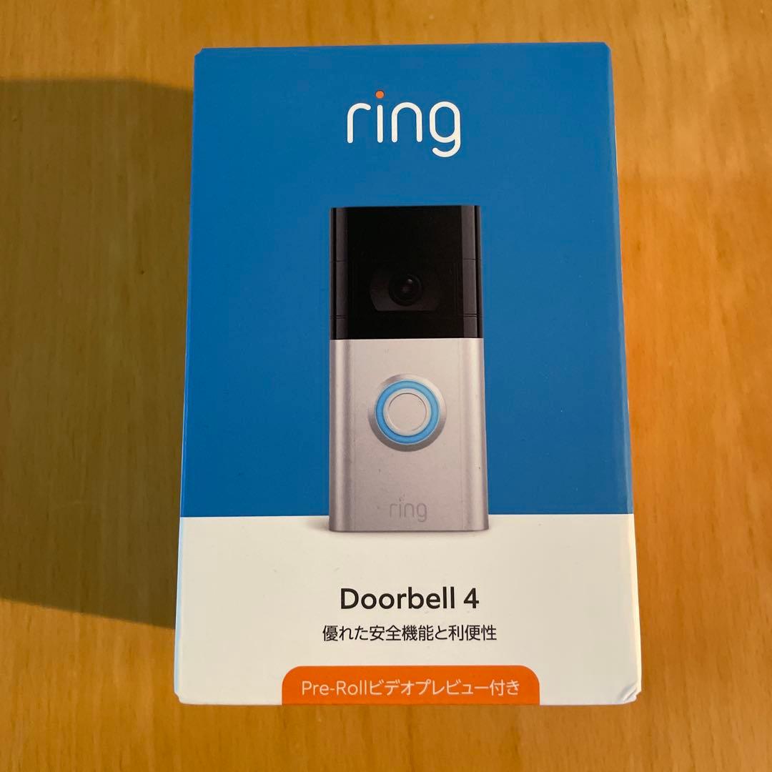 【新品未開封】Amazon Ring Doorbell 4 スマートドアベル 玄関の来客応対も遠隔化～スマートドアベル「Ring Video Doorbell 4