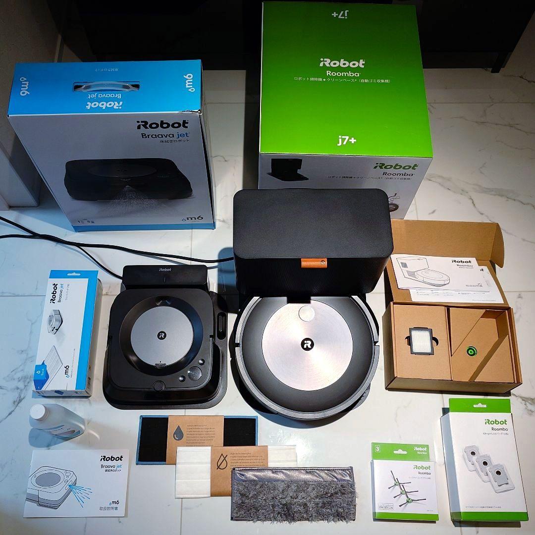 iRobot Roomba j7+とBrava Jet m6 本体&付属品セット J7plus_M6_AB_2.jpg?sw=1200