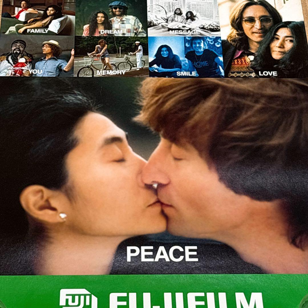 超希少 ジョンレノン＆オノヨーコ FUJIFILM 富士フィルム 非売品