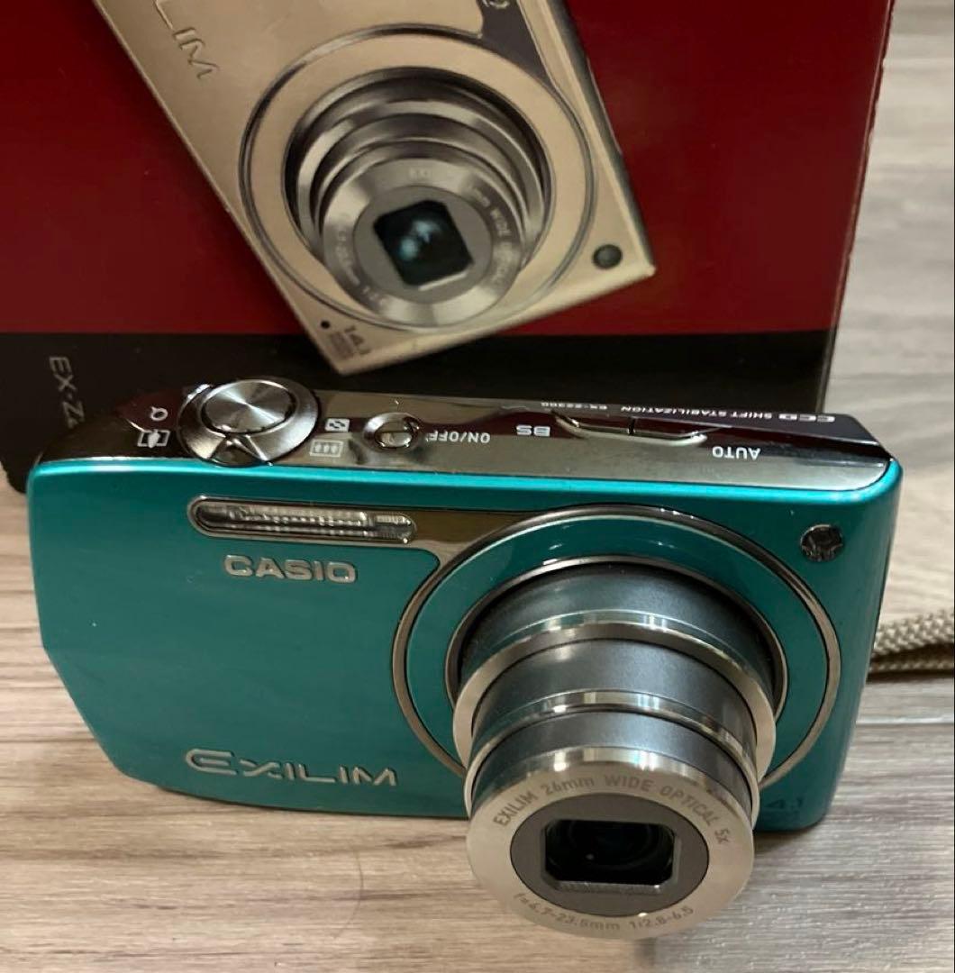 CASIO EXILIM EX-Z2300デジカメ エメラルドグリーン動作確認済 - メルカリ