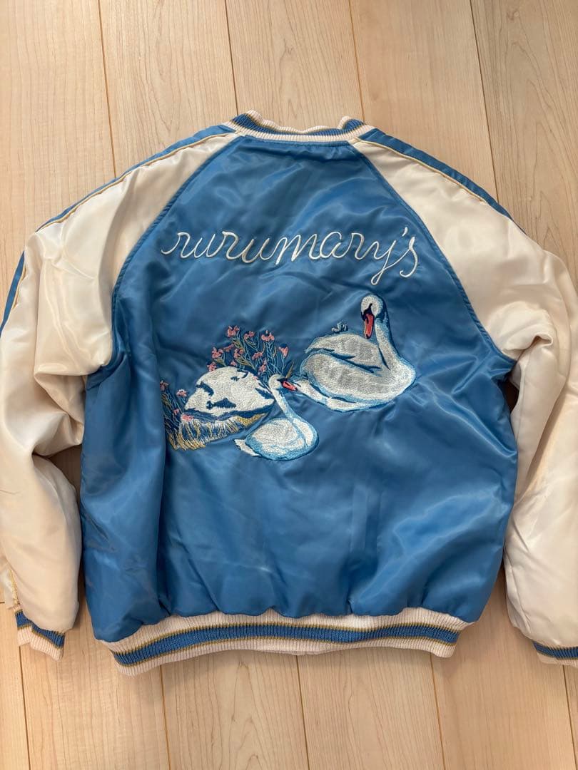 m*i様 sale新品 ルルメリー×BEAMS スカジャン スワン - メルカリ