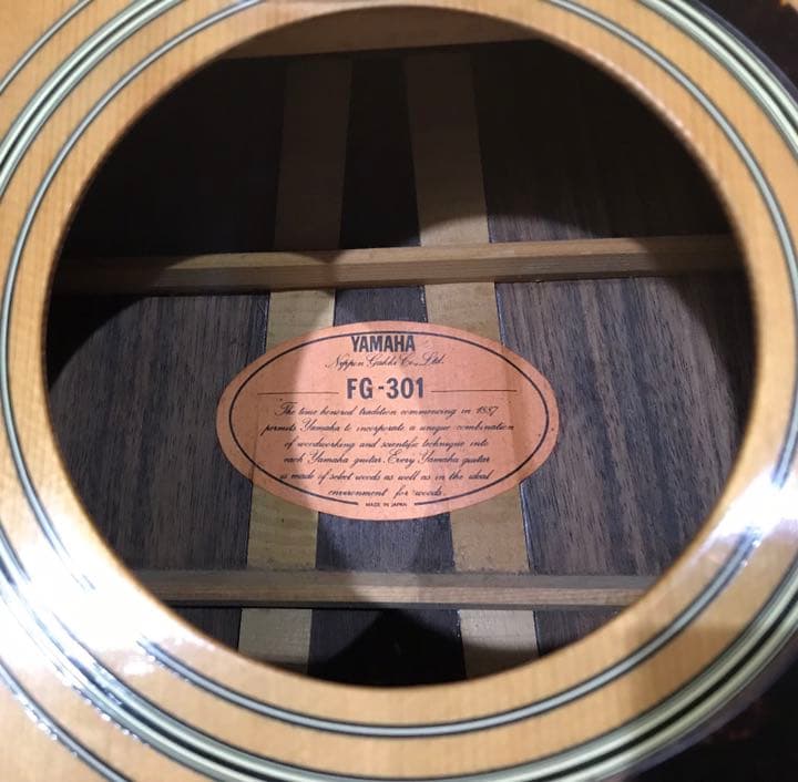 じゃじゃ丸さん 専用 YAMAHA FG−301 オレンジラベル - メルカリ