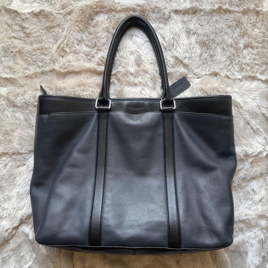 大人気】コーチ ビジネス トート2way メトロポリタン A4レザー 肩掛け