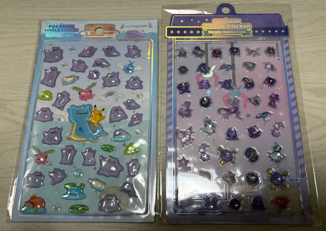 ポケモン ポップアップ メタモン ボンボンドロップシール バブルステッカー 韓国 韓国ポップアップ限定 メタモン バブルステッカー シール ボンボン