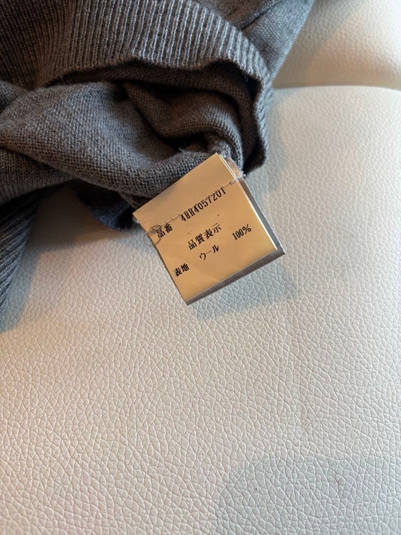 ディオールオム エディスリマン 2004AW Vネックニット グレー - メルカリ