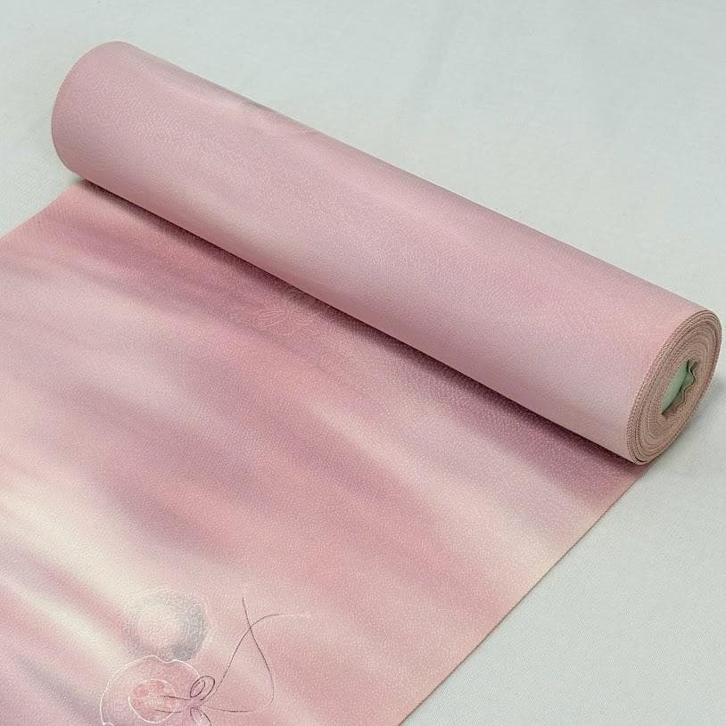 ゆりのはな 色無地着尺 反物 地紋入り ボカシ染め 丹後ちりめん 正絹