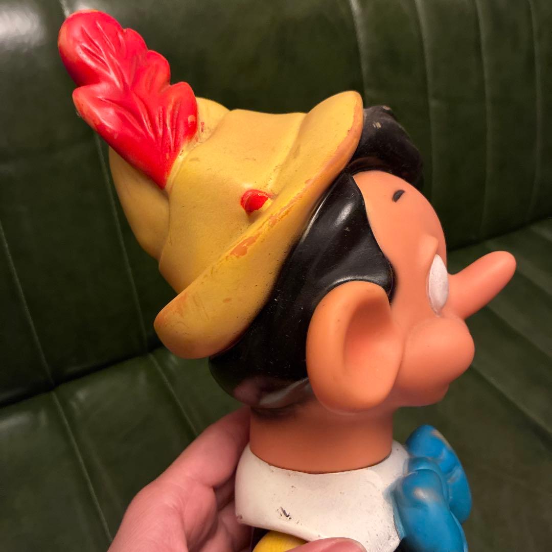 希少 ディズニー ピノキオ ラバー スクイーク ドール ソフビ ファモサ