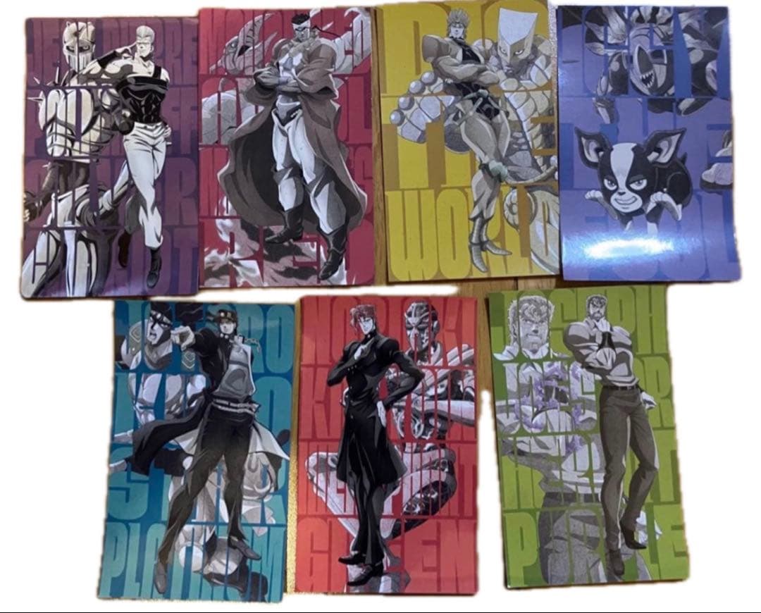 スシロー ジョジョの奇妙な冒険 コラボ限定トラベルステッカー コンプ