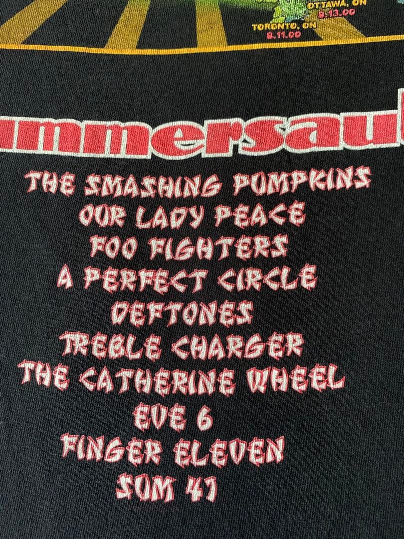 2000年 2000年 summer sault vtg Tシャツ フェス ロラパルーザ