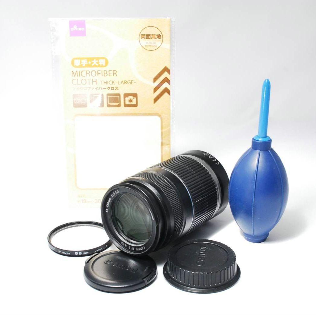 ♥手ブレ補正付♥Canon EF-S 55-250mm IS 望遠レンズ 美品 - メルカリ