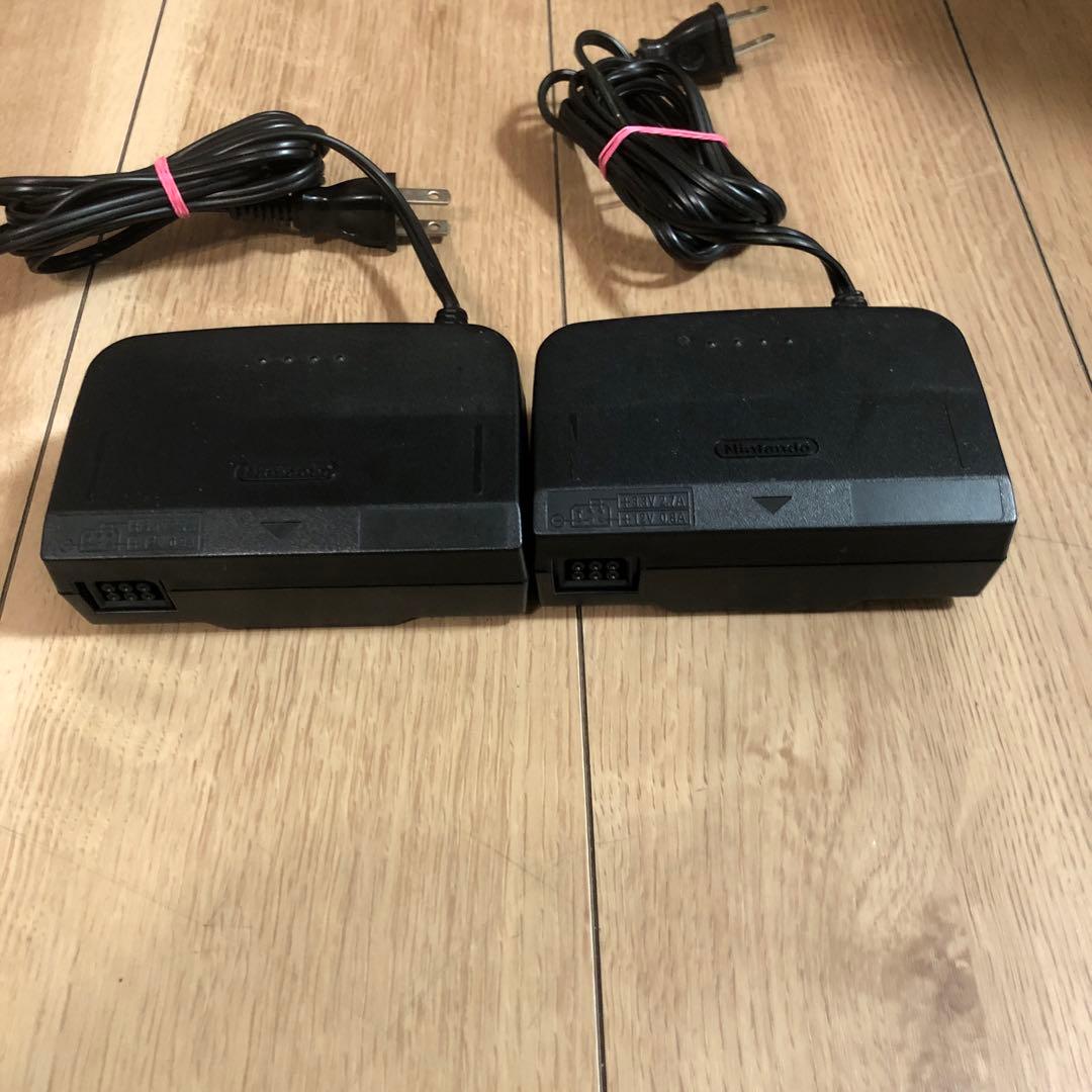 任天堂64 ACアダプター 互換品三色コード 動作確認済み 2個セット①