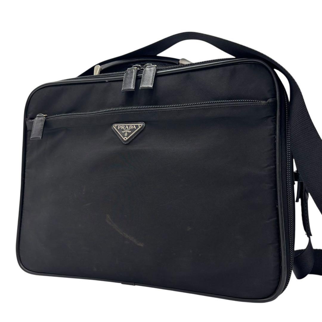 【極美品】PRADA プラダ ナイロン ビジネスバッグ 2WAYショルダーバッグ 楽天市場】【超美品】 プラダ ビジネスバッグ ナイロン サフィアーノ