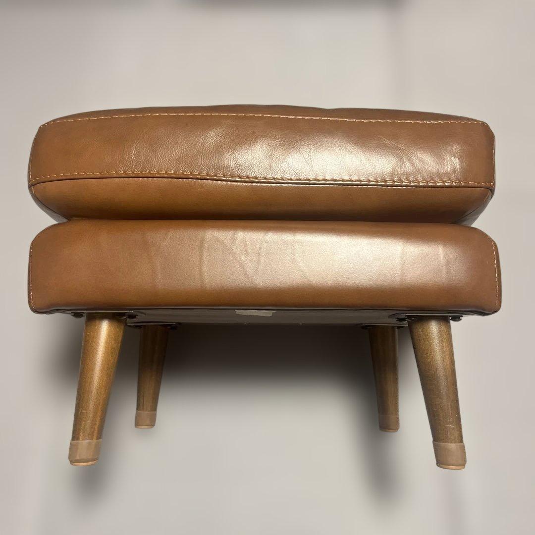 送料込】unicoウニコ MOLNモルン レザー オットマン