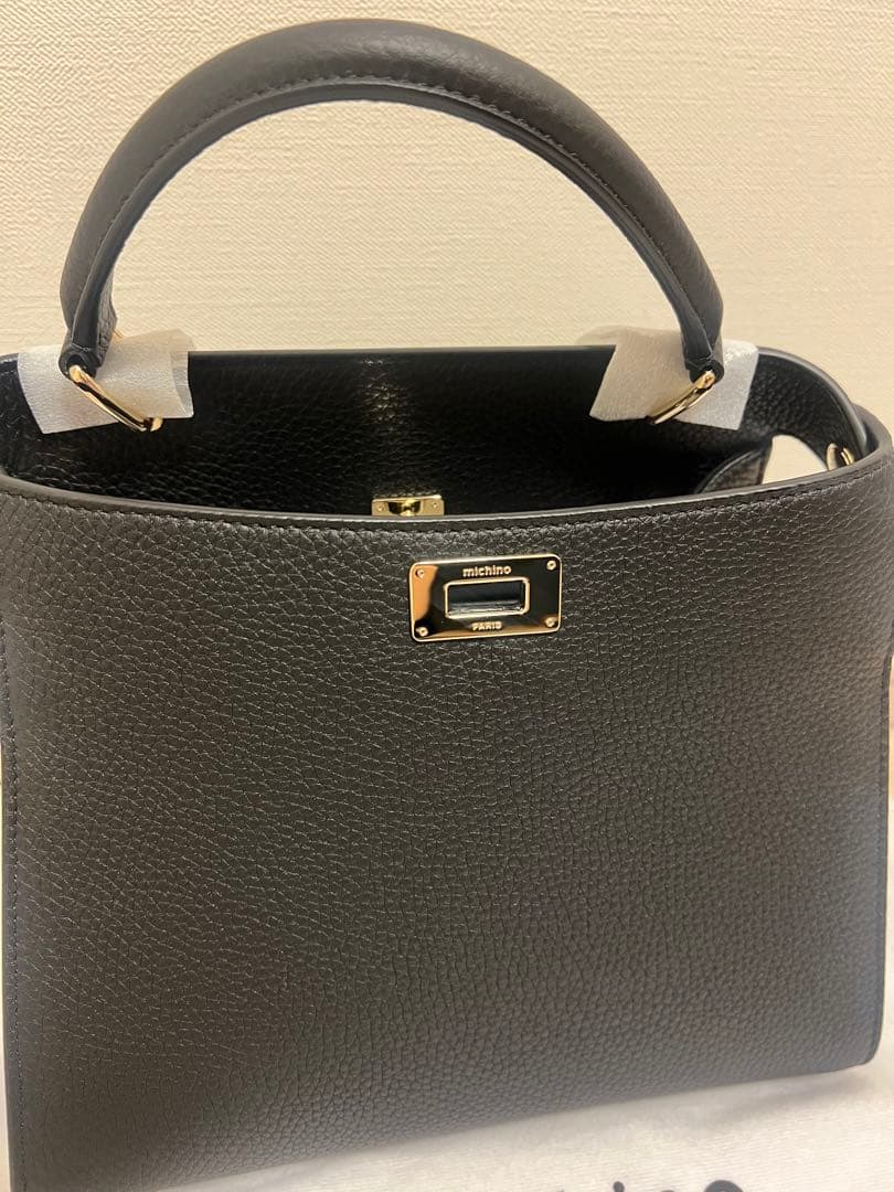 Michino Paris ルテスミニ ブラック✖️ゴールド金具 - メルカリ