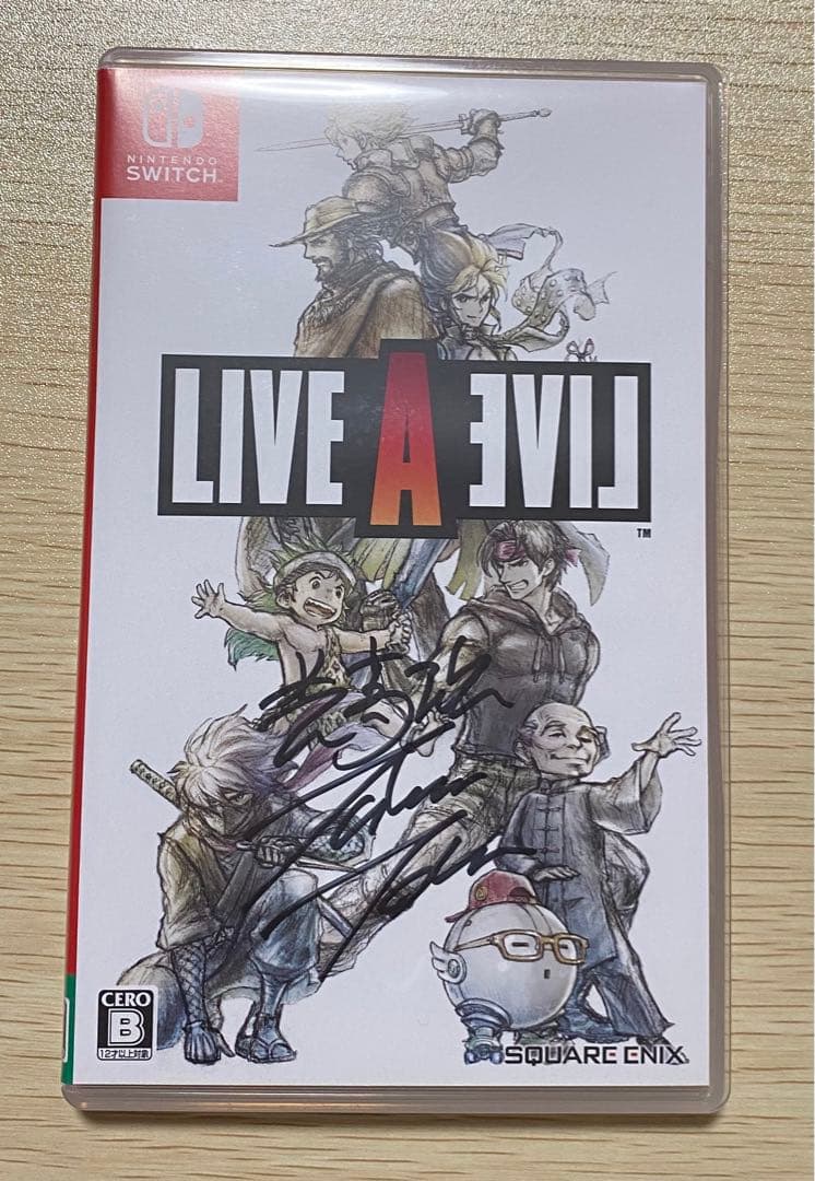 ライブアライブ HD2D 時田貴司氏直筆サイン入り - メルカリ