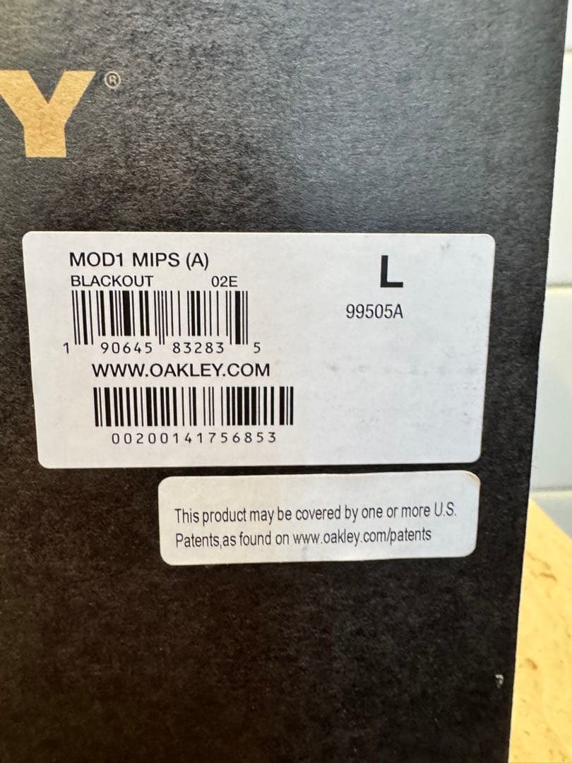 OAKLEY MOD1 ヘルメット L ブラックアウト 箱付属品 女性使用品 - メルカリ