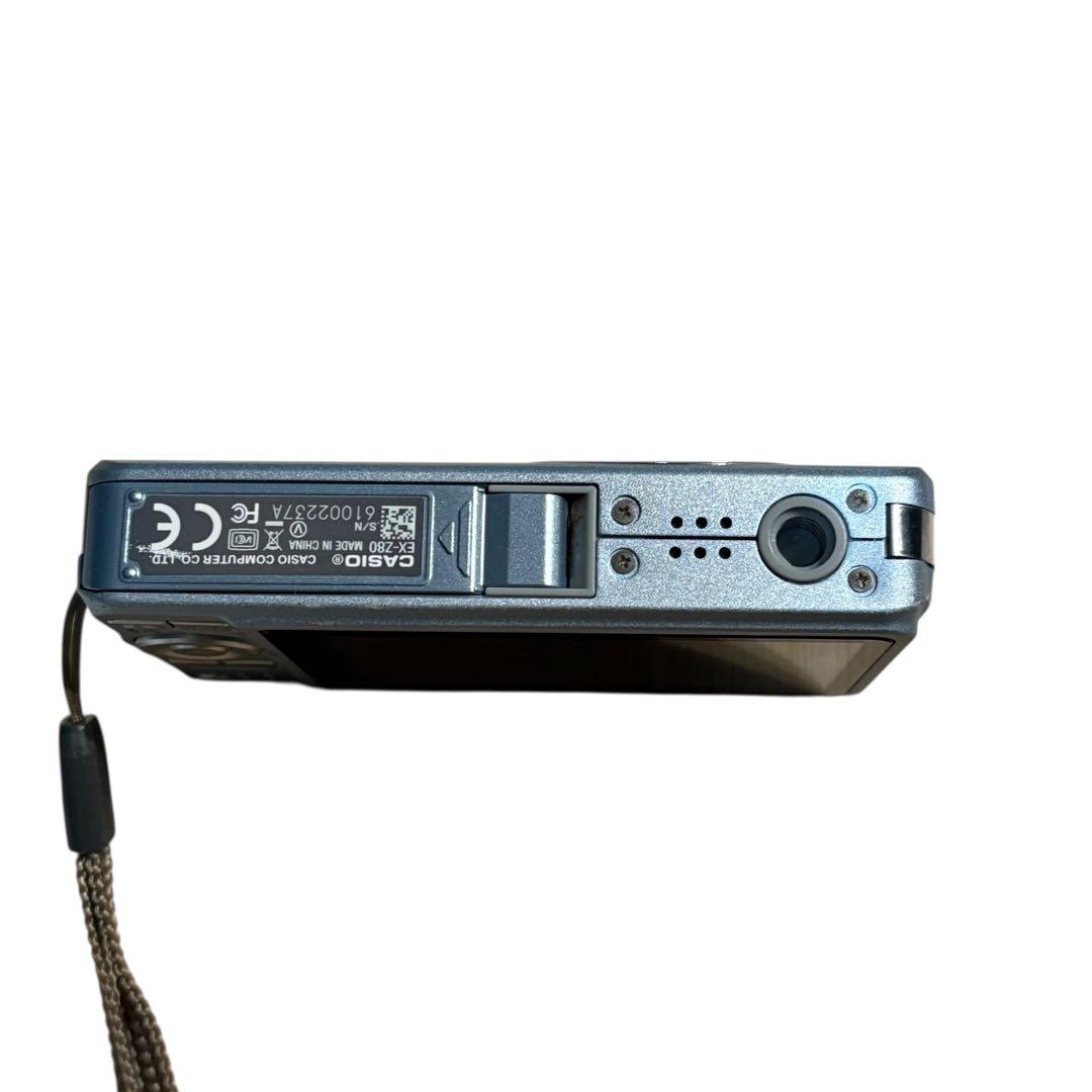 CASIO EXILIM EX-Z80 シルバー バッテリー付 コンデジ - メルカリ