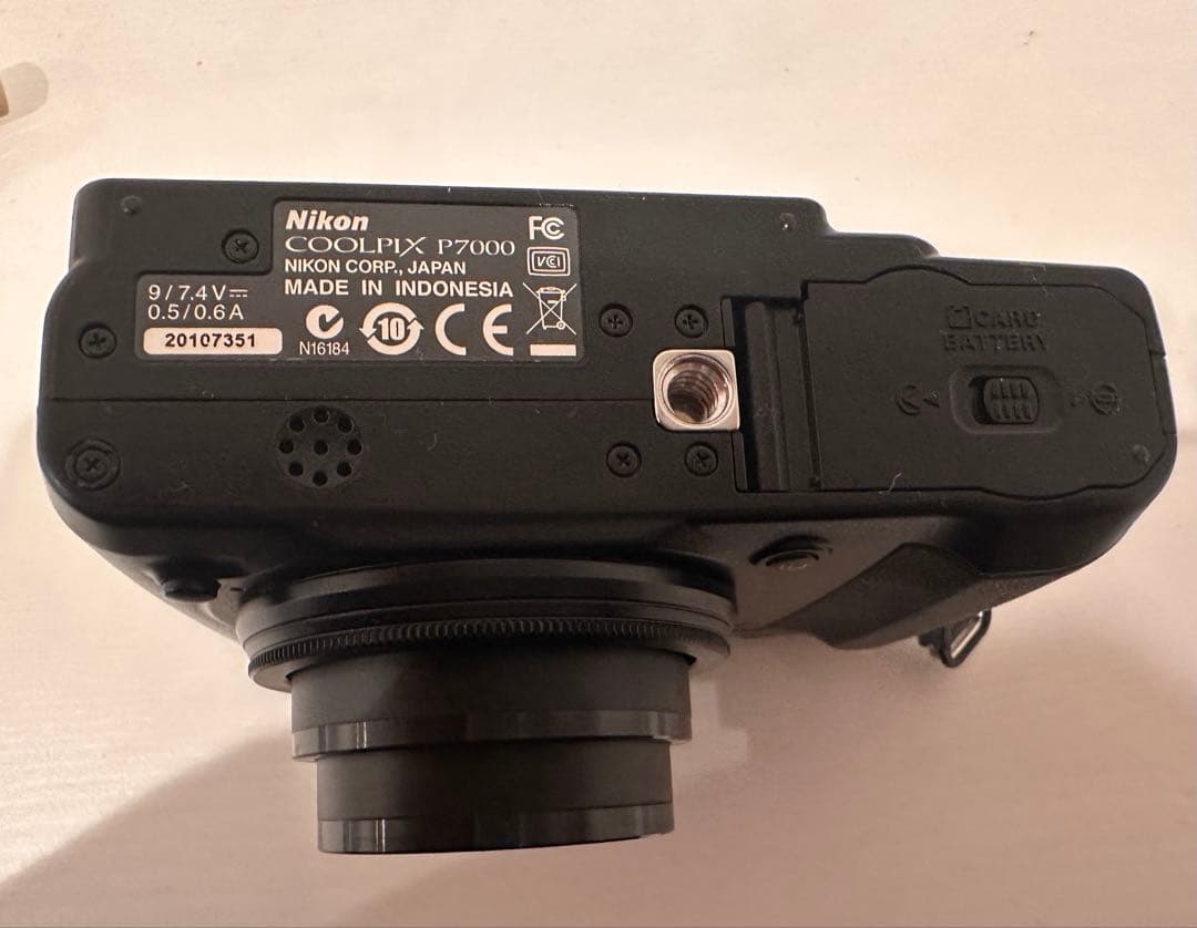 Nikon coolpix p7000 バッテリー、 SDカード、充電器付 - メルカリ