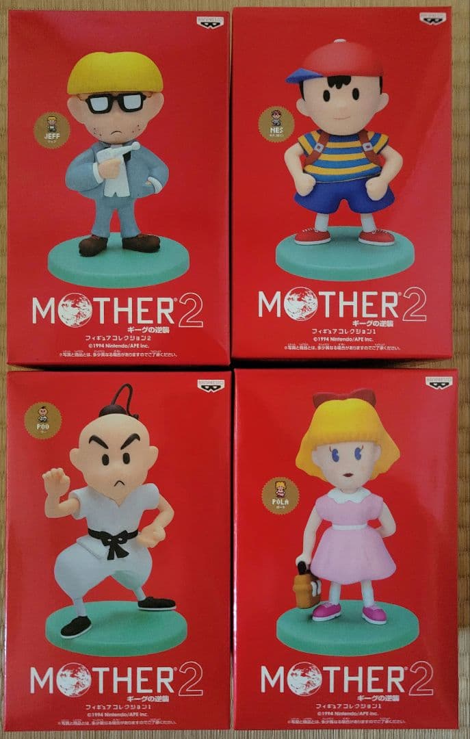 mother mother2 フィギュアコレクション ネス ポーラ ジェフ プー